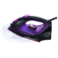 Ferro de Passar a Vapor Cerâmica Oster Preto e Roxo - 220V