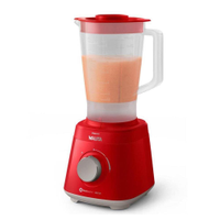 Liquidificador Philips Walita Daily RI2110 Pro Blend 550W 2L Vermelho - 110V