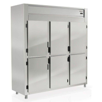 Refrigerador - Geladeira Comercial Em Inox GREP-6P AI Com 6 Portas Gelopar 220v - 220V