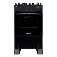 Fogão 4 Bocas a Gás Atlas Mônaco Top Glass Mesa de Vidro e Acendimento Automático Branco Bivolt - Bivolt