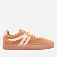 Tênis casual com recortes bicolor ace bege
