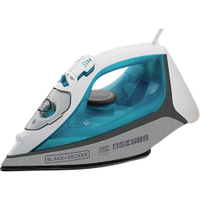 Ferro de Passar a Vapor Black+Decker Ceramic Gliss FX3060 - Branco e Azul