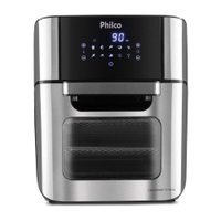 Fritadeira Elétrica Sem Óleo Air Fry Philco Oven PFR2200P 12L - Preta - 110V