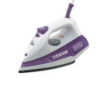 Ferro de Passar a Vapor Black&Decker FX1000 Com Spray e 1200W Branco e Roxo