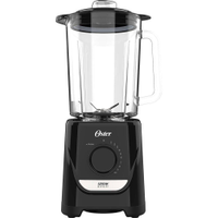 Liquidificador Oster Jarra de Vidro 2,2 Litros Preto 1250W 127V OLIQ520-127 - 110V