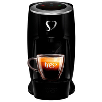 Cafeteira Espresso Touch Preta Automática - TRES 3 Corações - 110V