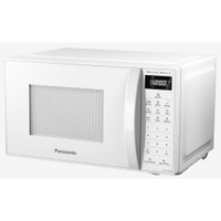 Micro-ondas Panasonic 21 Litros NN-ST25LWRUN, Branco/Cinza, 110V - 220V