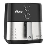 Fritadeira Air Fryer Oster 4,6L Inox Compact 1500W OFRT520 - 127V