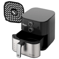 Fritadeira Air Fryer Oster 4,6L Inox Compact 1500W OFRT520 - 127V
