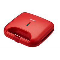Sanduicheira e Grill Vermelha LED ON/OFF 750W AMS 370 RED - 110V