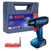 Furadeira/Parafusadeira Bosch GSR 1000 Smart 12V Bivolt Bateria Maleta Bits - Bivolt