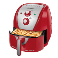 Fritadeira Elétrica Air Fryer 8 Litros Mondial Afn80 5993-02 Vermelho/inox 220v - 220V