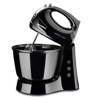 Batedeira Mondial Prática Black B-44 com 3 Velocidades Preta - 220V