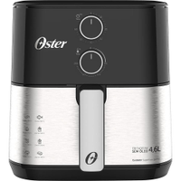 Fritadeira Air Fryer Oster 4,6L Inox Compact 1500W OFRT520 - 127V
