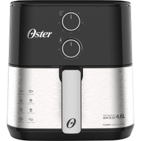 Fritadeira Air Fryer Oster 4,6L Inox Compact 1500W OFRT520 - 127V
