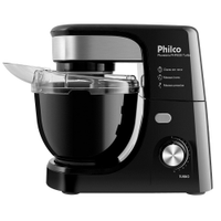 Batedeira Planetária Philco PHP500 Turbo com 11 Velocidades e 500W Preto - 220V