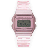Relógio Casio Digital Feminino Rosa F-91WS-4DF