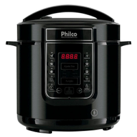 Panela De Pressão Elétrica Philco Ppp01P 6L Preta 220V - 220V