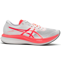 Tênis ASICS Magic Speed 3 - Masculino - Branco com Vermelho