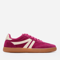 Tênis casual com recortes bicolor ace rosa