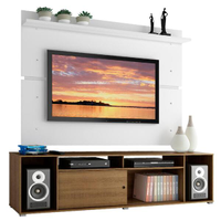 Rack Madesa Cancun e Painel para TV até 65 Polegadas - Rustic
