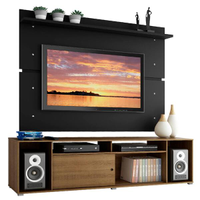 Rack Madesa Cancun e Painel para TV até 65 Polegadas - Rustic