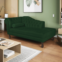 Recamier Diana 185cm Lado Direito Suede Verde - Amarena Móveis