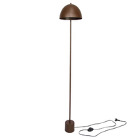 Luminária de Piso Chão Komaco Slim Marrom Cortem