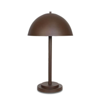Luminária de Mesa Abajur Komaco Marrom Cortem