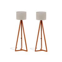 Luminária de Chão com Cúpula Lyon Off White 2 Unidades