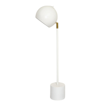 Luminária de Mesa Abajur Aniston Branca