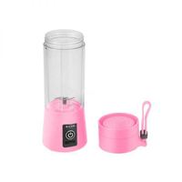 Mini Liquidificador Portatil Com Bateria Recarregavel Rosa