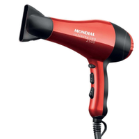 Secador de Cabelos Mondial Infinity 2500 SC-12 com Íon Tourmaline Vermelho 1900W - 110v