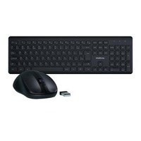 Kit Teclado/Mouse Intelbras CSI50 - Sem Fio, Preto