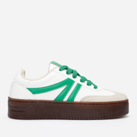Tênis flatform com recortes bicolor ace oneself off white