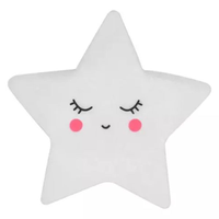 Luminária Estrela LED Infantil - Luz Suave e Design Encantador