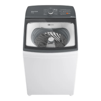 Maquina de Lavar Brastemp 15Kg com ciclo tira manchas Advanced e smart sensor Branca BWF15