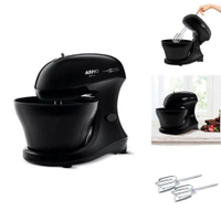 Batedeira Arno Chef Sm01 5 Velocidades 400W 5L - Preta 110V - 110V