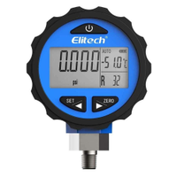 Manometro Digital Baixa Pressao 0 a 500psi Pilha Alcalina AAA (1,5v) Elitech