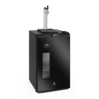 Cervejeira Home Bar Electrolux EB10C Frost Free 100L com Torre de Chopp Porta de Vidro Preta - 110V