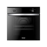 Forno a Gás de Embutir Consul 78L COA84CE Porta Removível Grill Timer Sonoro Luz Interna Preto 220V