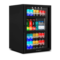 Refrigerador Expositor Vertical Metalfrio VB11 Counter Top All Black 85L 220V - 220V