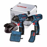 Furadeira Parafusadeira Bosch GSR 120 Li + Chave de Impacto GDR 120 Li, com Maleta, 12 Volts