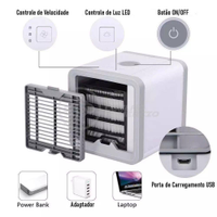 Ar Condicionado Portátil Air Cooler Umidificador Climatizador - Bivolt