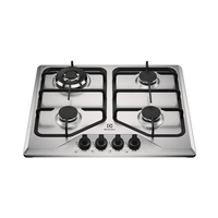 Cooktop 4 Bocas a Gás Electrolux Inox Experience Multi Chama e Grade Ferro Fundido (KE4XC) - Bivolt