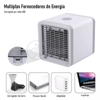 Ar Condicionado Portátil Air Cooler Umidificador Climatizador - Bivolt