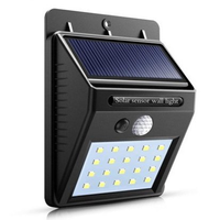 Kit 2 Luminária Solar LED 10W Bateria Luz Recarregável Jardim