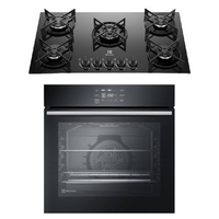 Kit Cooktop 5 Bocas Gás Efficient (KE5GT) + Forno de Embutir Elétrico Electrolux 80L Experience (OE8EA) Electrolux - 220V