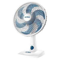Ventilador de Mesa Mondial 30 cm ULTRA V-30, 6 Pás, 3 Velocidades, Branco e Azul - 110V