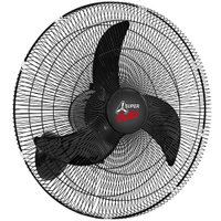 Ventilador Oscilante de Parede Super Delta 65cm Preto Bivolt VENTI DELTA-756332